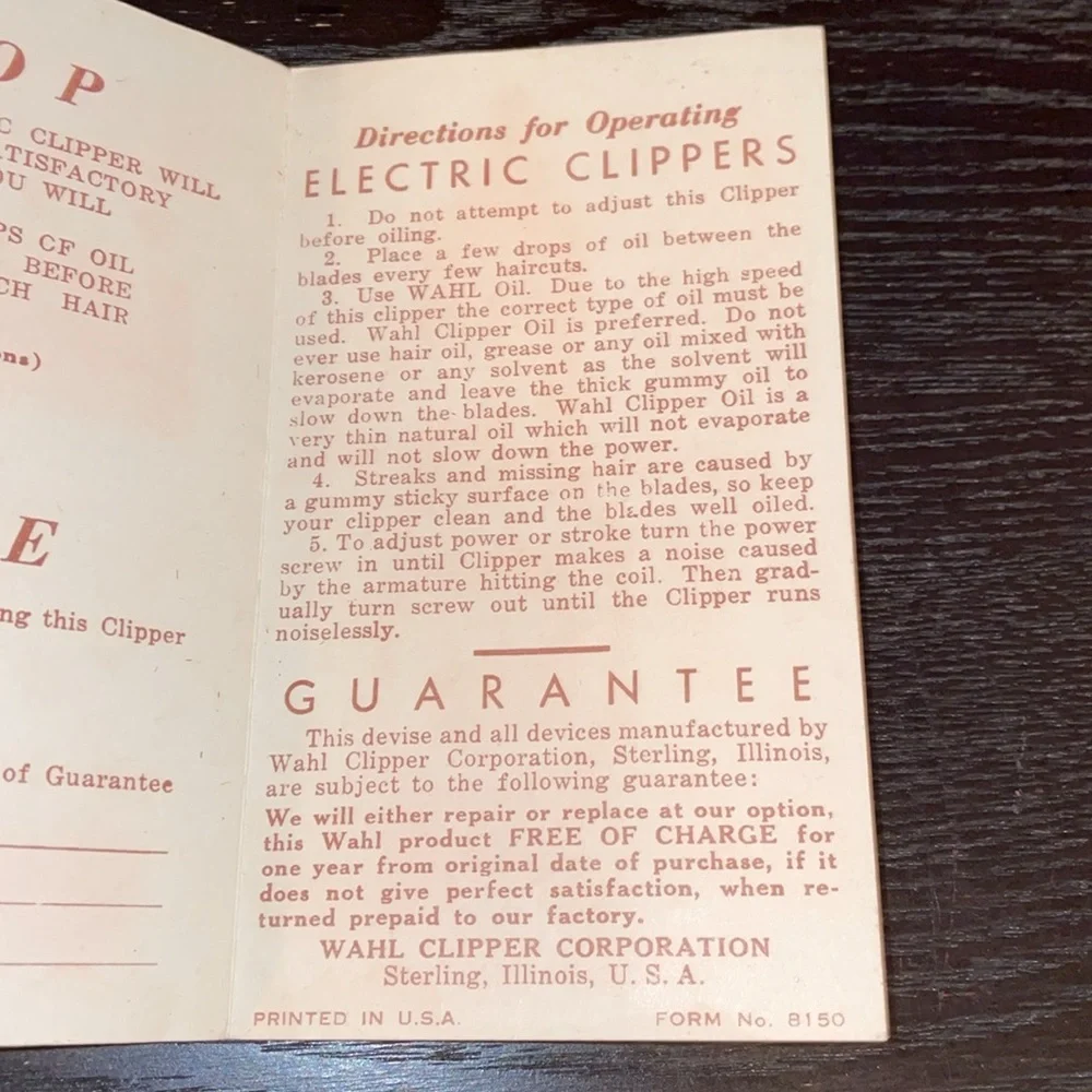 Vintage 1940-1950’s WAHL SUPER 89 TAPER Hair Clipper Set. - Picture 6 of 8